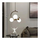 Lustra LOFT Atrium, 3x E27, Alb Auriu, Metal, Inaltime Reglabila