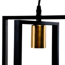 Pendul Patrisi 2x E27 Negru