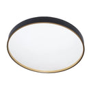 Plafoniera LED Fantas 24W, Rotunda, Abs, Alb si Negru