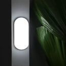 Plafoniera LED FANTAS Ovala 8W 17cm Alb Exterior IP65 Plafoniere LED Default Title Alessandro Design