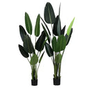 Planta Artificiala Pasarea Paradisului (Strelitzia Nicolai), 11 Frunze, fara Ghiveci, 160cm Verde Plante Artificiale Interioare Default Title Alessandro Design