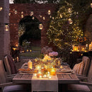 Ghirlanda LED 15 surse de lumina 10M 15xE27 Negru IP65