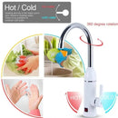 Robinet Electric Instant pentru Apa Calda, Afisaj LCD, Alb, LZ-501X