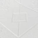 Set 10xTapet 3D Autoadeziv din Spuma Moale, 70cmx70cmx2mm, Alb