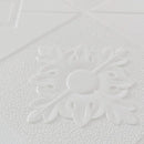 Set 10xTapet 3D Autoadeziv din Spuma Moale, 70cmx70cmx2mm, Alb