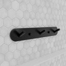 Suport Prosop si Accesorii Baie 20cm Aluminiu Negru Default Title Alessandro Design
