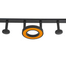 Suport Prosop si Accesorii Baie Negru Portocaliu GJ619