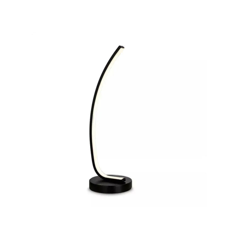 Veioza LED Nemesis, 10W, Lumina Rece/Calda/Neutra, Metal si Acril, Negru