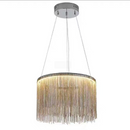 Lustra LED suspendata cu telecomanda ILLUMINA MAGNUS, 32W, lumina Rece/Calda/Neutra, Dimabila, Crom Lucios