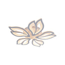 Lustra LED cu telecomanda LILY 75W, 5 Elemente, lumina Rece/Calda/Neutra, Dimabila, Alb