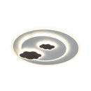 Lustra LED NOOR 22W, lumina Rece/Calda/Neutra, Alb