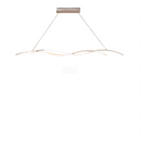 Lustra LED cu telecomanda FLUIRA, 30W, lumina Rece/Calda/Neutra, Dimabila, Negru