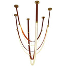 Candelabru Modern, LED, ARIA Largo, 34W, lumina Neutra, Maro