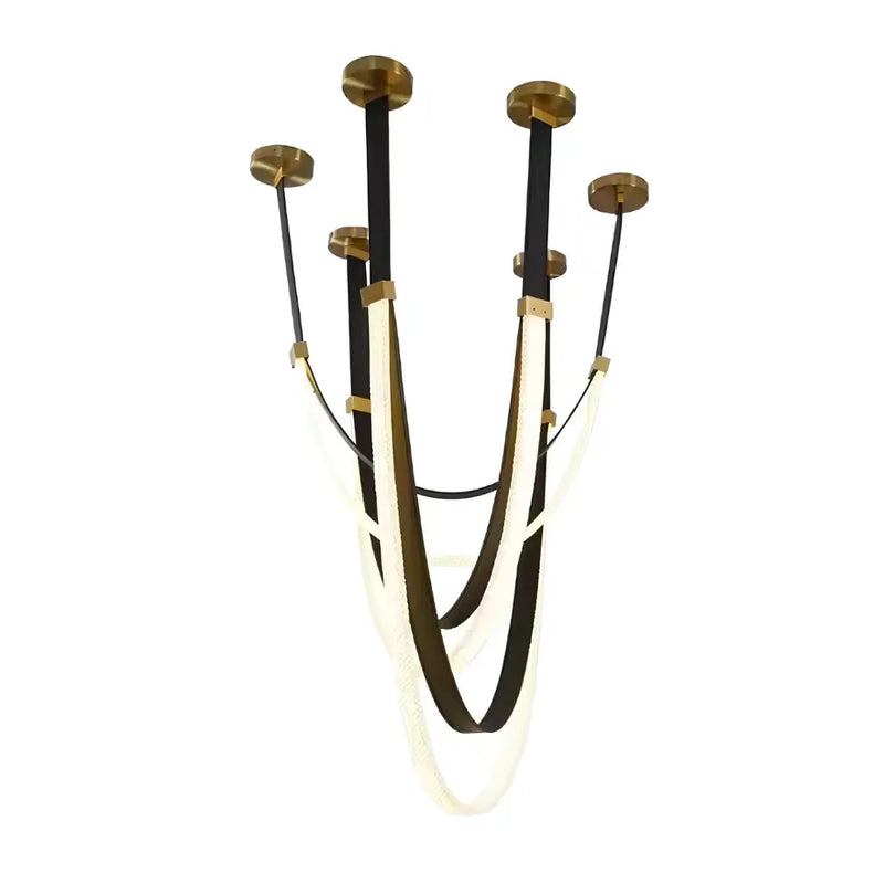 Candelabru Modern, LED, ARIA Largo, 36W, lumina Calda, Negru