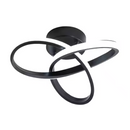 Lustra LED VERTEX Infinitum 26W, Lumina Rece/Calda/Neutra, Negru