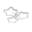 Lustra LED STELARIUM 22W, 3 Stelute, lumina Rece, Alb