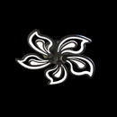 Lustra LED cu Telecomanda, 210W, Dimabila, Negru 19096B - LEDS