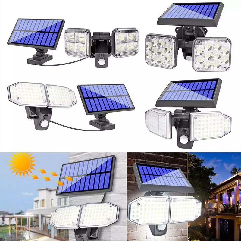 Lampa LED Solara cu Senzor de Miscare, 2.5W, 6500K, Negru, IP.65 162909(C017) - LEDS