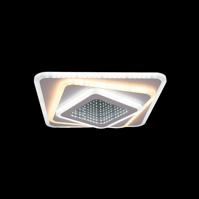 Lustra LED, 40W, 3000K/4000K/6000K, Acril, Alb, IP.20 9208 - LEDS