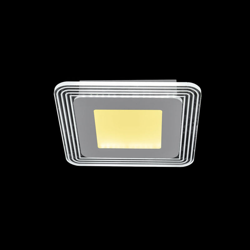 Lustra LED 30W, 3000/4000/6000k, Acril, Alb 9054/240WH(7500S)