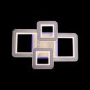 Lustra LED RGB cu Telecomanda, 182W, 2,4Ghz, Dimabila, Alb si Crom 7965/2+2 - LEDS