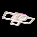 Lustra LED RGB cu Telecomanda, 182W, 2,4Ghz, Dimabila, Alb si Crom 7965/2+2 - LEDS