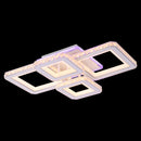 Lustra LED RGB cu Telecomanda, 182W, 2,4Ghz, Dimabila, Alb si Crom 7965/2+2 - LEDS