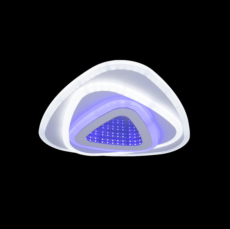 Lustra LED, 40W, 3000K/4000K/6000K, Alb, Acril, IP.20 9210