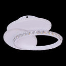 Lustra LED, 24W, 3000K/4000K/6000K, Alb, Acril si Cristal, IP.20 4318 - LEDS
