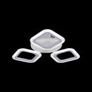 Lustra LED 48W, 4000K, Alb, Acril, IP20 825/3 - LEDS