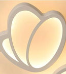 Lustra LED cu Telecomanda, 80W, Acril si Metal, Alb - LEDS