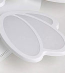 Lustra LED cu Telecomanda, 80W, Acril si Metal, Alb - LEDS