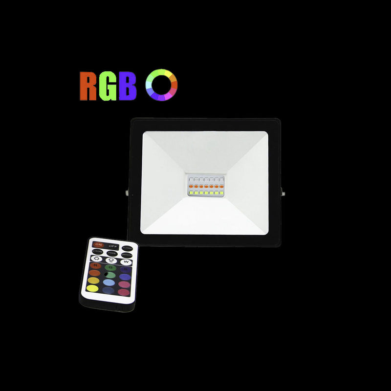 Proiector Led RGB cu Telecomanda, 16 Culori, 50W, IP.65 - LEDS