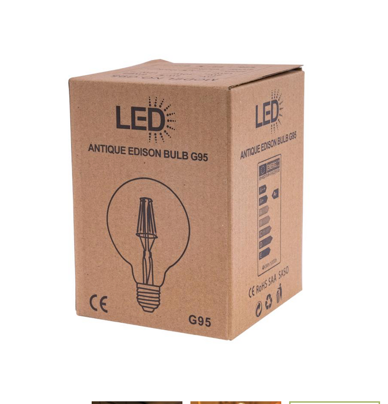 Bec LED, G95, 6W, 2700K, IP.20 G95/6W/LC