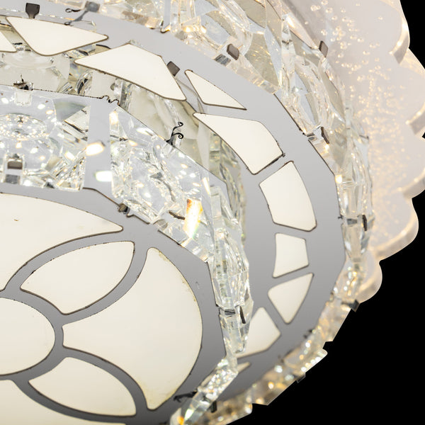 Lustra LED Metropia Cristal, 36W, 3000/4000/6000K, Metal si Acril, Crom 29993R - LEDS