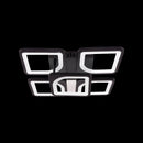 Lustra LED cu Telecomanda, 120W, 3000K/4000K/6000K, Dimabila, Negru, IP.20 6604/4+1BK - LEDS