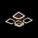 Lustra LED cu Telecomanda, 120W, 3000K/4000K/6000K, Dimabila, Negru, IP.20 6604/4+1BK - LEDS