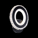 Aplica LED, 28W, 3000K/4000K/6000K, Negru, Acril si Cristal, IP.20 19373/1BK - LEDS