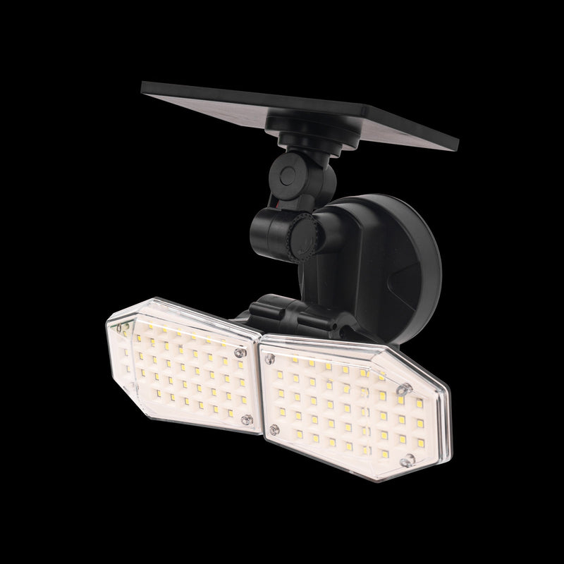 Lampa LED Solara cu Senzor de Miscare, 4W, 6500K, ABS, Negru, IP.67 078A