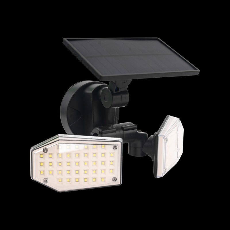Lampa LED Solara cu Senzor de Miscare, 4W, 6500K, ABS, Negru, IP.67 078A