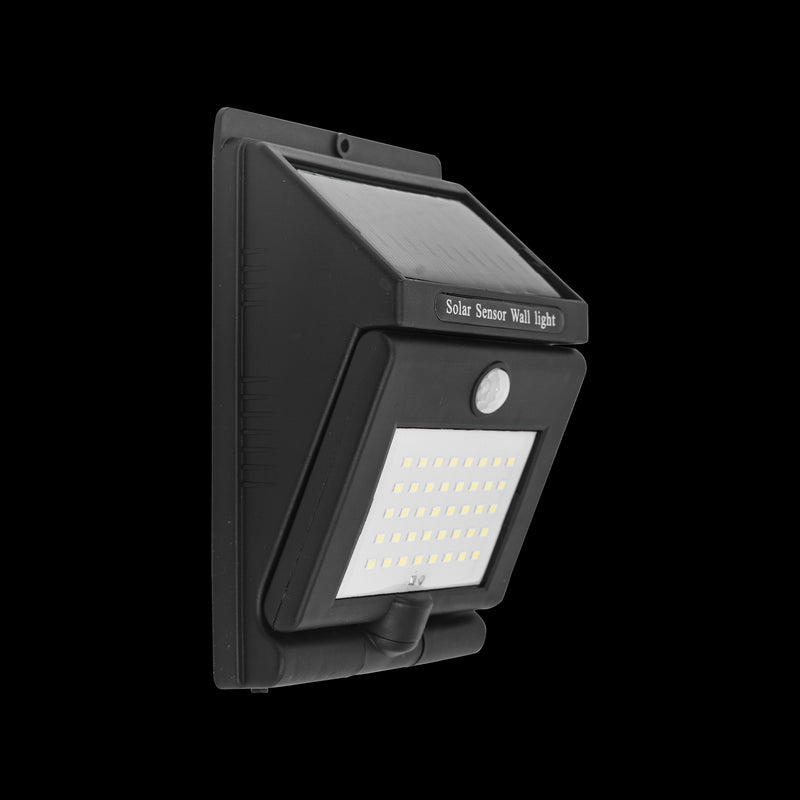 Lampa LED Solara cu Senzor de Miscare, 8W, 6000K, Negru, IP.65 GB/20 - LEDS