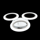 Lustra LED 60W, 4000K, Alb 824/3 - LEDS