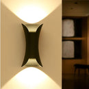 Aplica LED de Exterior Heba, 10W IP65, Metal, Negru - LEDS