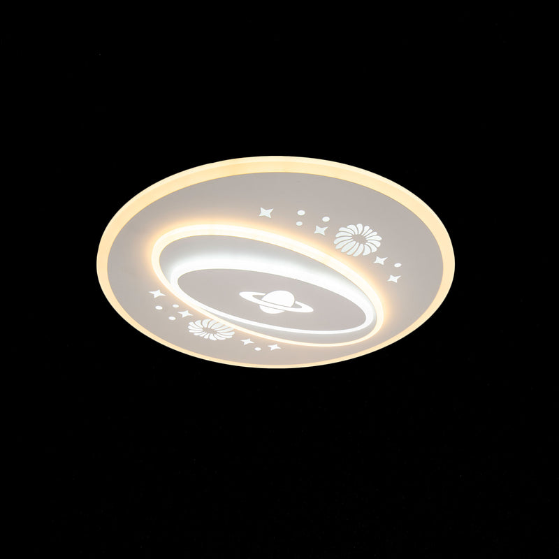 Lustra LED cu Telecomanda, 150W, Dimabila, Alb 9040 - LEDS