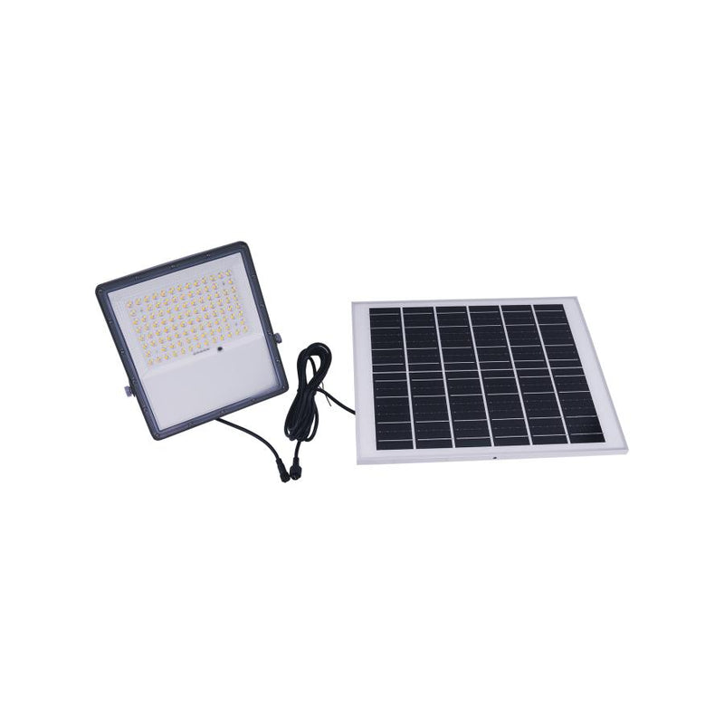 Proiector Solar cu Telecomanda, 300W, IP.66, 6000K, Gri PRS300W - LEDS