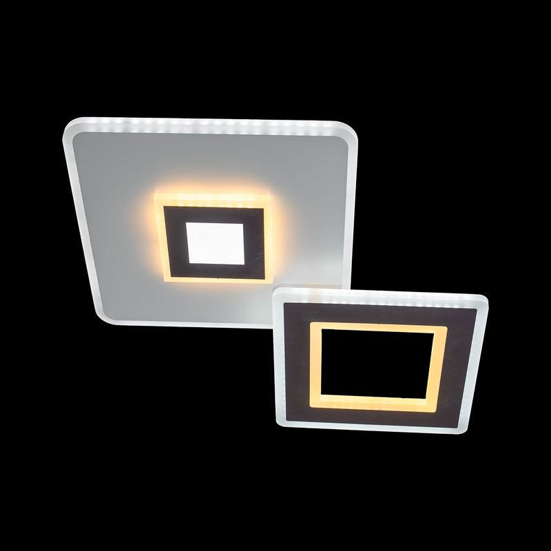 Lustra LED Rotativa, 36W, 3000K/4000K/6000K, Acril, Alb, IP.20 8280